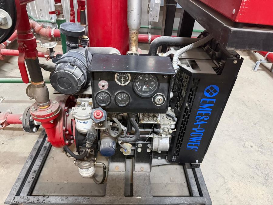 Motor de bomba contra incendio